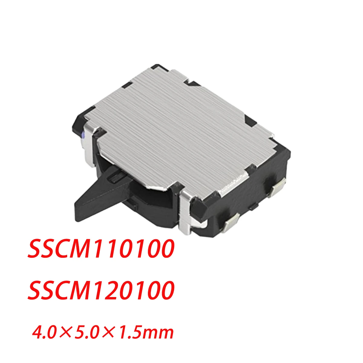 10PCS SSCM110100 SSCM120100 4.0×5.0×1.5mm NEW Original Stroke limit Switch DETECT SPST-NO 0.001A 1mA 5V Location lug with screw