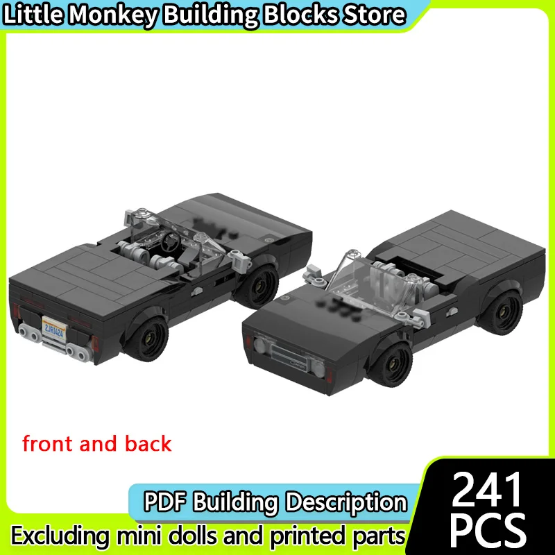 

Speed Racing Car Model MOC Building Bricks Working Convertible Car Modular Technology Children Holiday Gifts Assemble Toys Suit