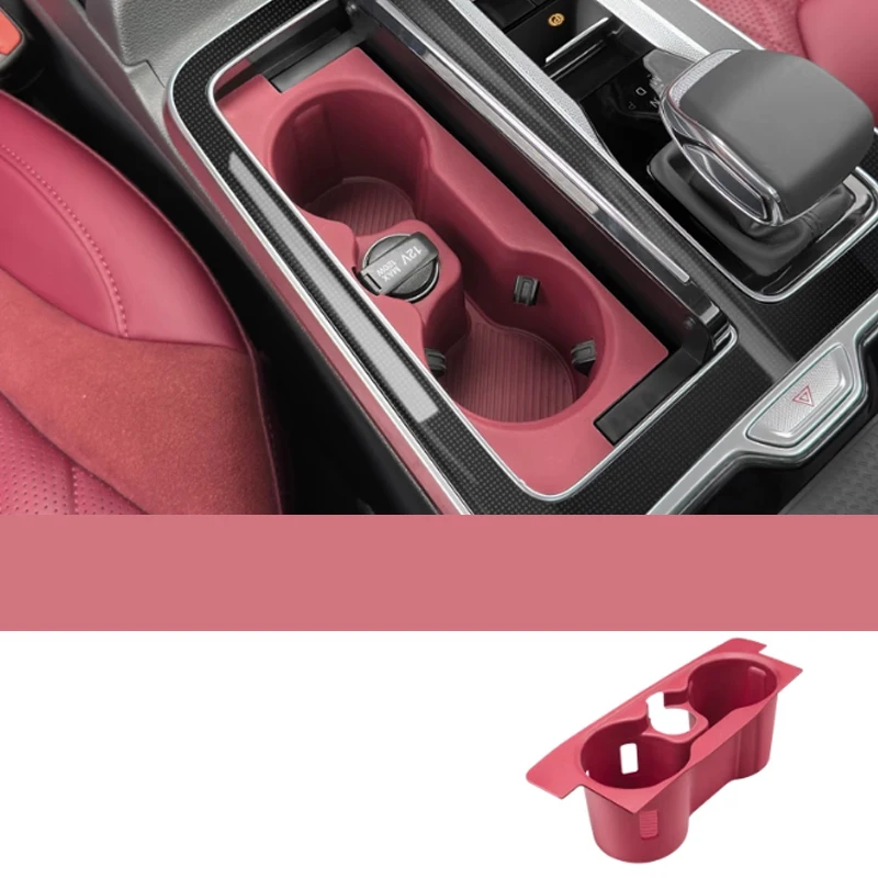 For Hongqi HS5 2023-2025 Silicone Pad for Water Cup Waterproof Dustproof Car Accessories