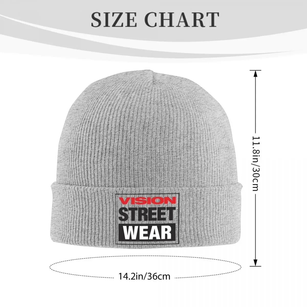 Vision Street Wear Hats Autumn Winter Beanie Baggy Caps Men Women Acrylic Knitted Caps