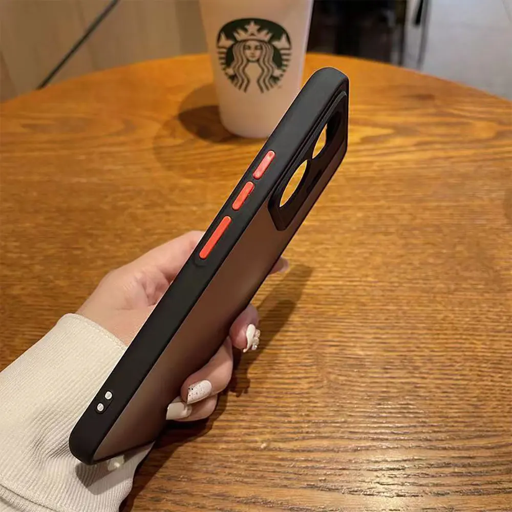 Aesthetic Flame Black Red Flame Matte Phone Case for VIVO X70 5G X60 X50 IQOO NEO 5 V29 V20 V21 V23 V25 PRO PC Case Funda Shell
