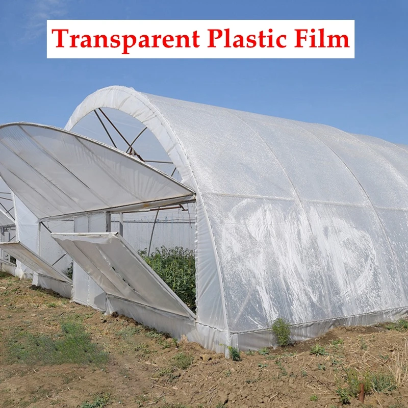 Transparent Plastic Film Greenhouse Keep Warm Cover Waterproof Plants Protection Tarpaulin Vegetable Heat Insulation Film