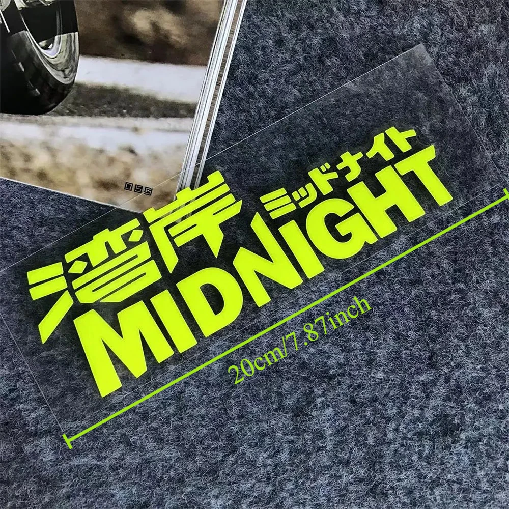 Bay Area JDM Midnight Style Waterproof Sticker for Motorcycle,Car Body,Racing Helmet,Yamaha/Kawasaki Mod Decor