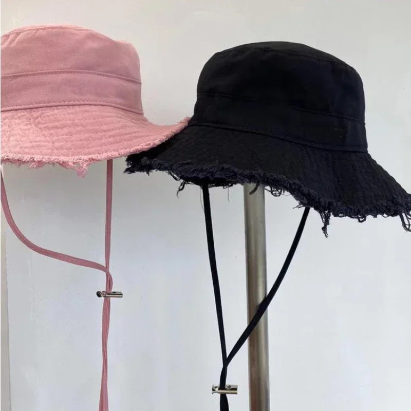 Fashion Female Bucket Hat for Women Luxury Designer Brand Bob Female Summer Beach Mushroom Basin Caps with Logo Bob Wholesale