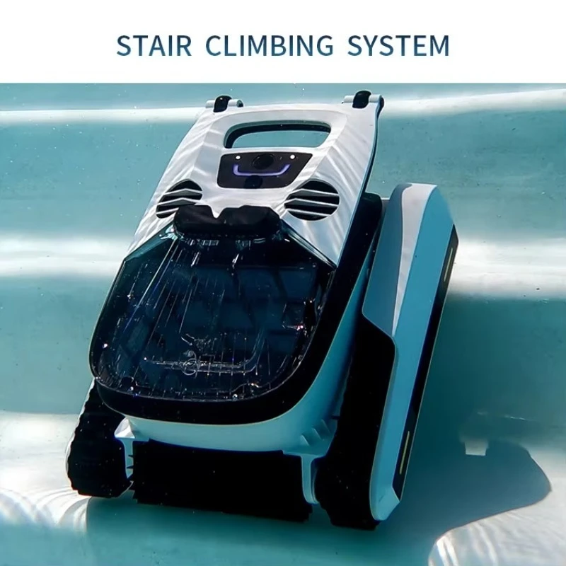 

Automatic Pool Robot Cleaner Swimming Pool Vacuum Cleaner Wall Climbing Cordless Robot Pool Cleaner