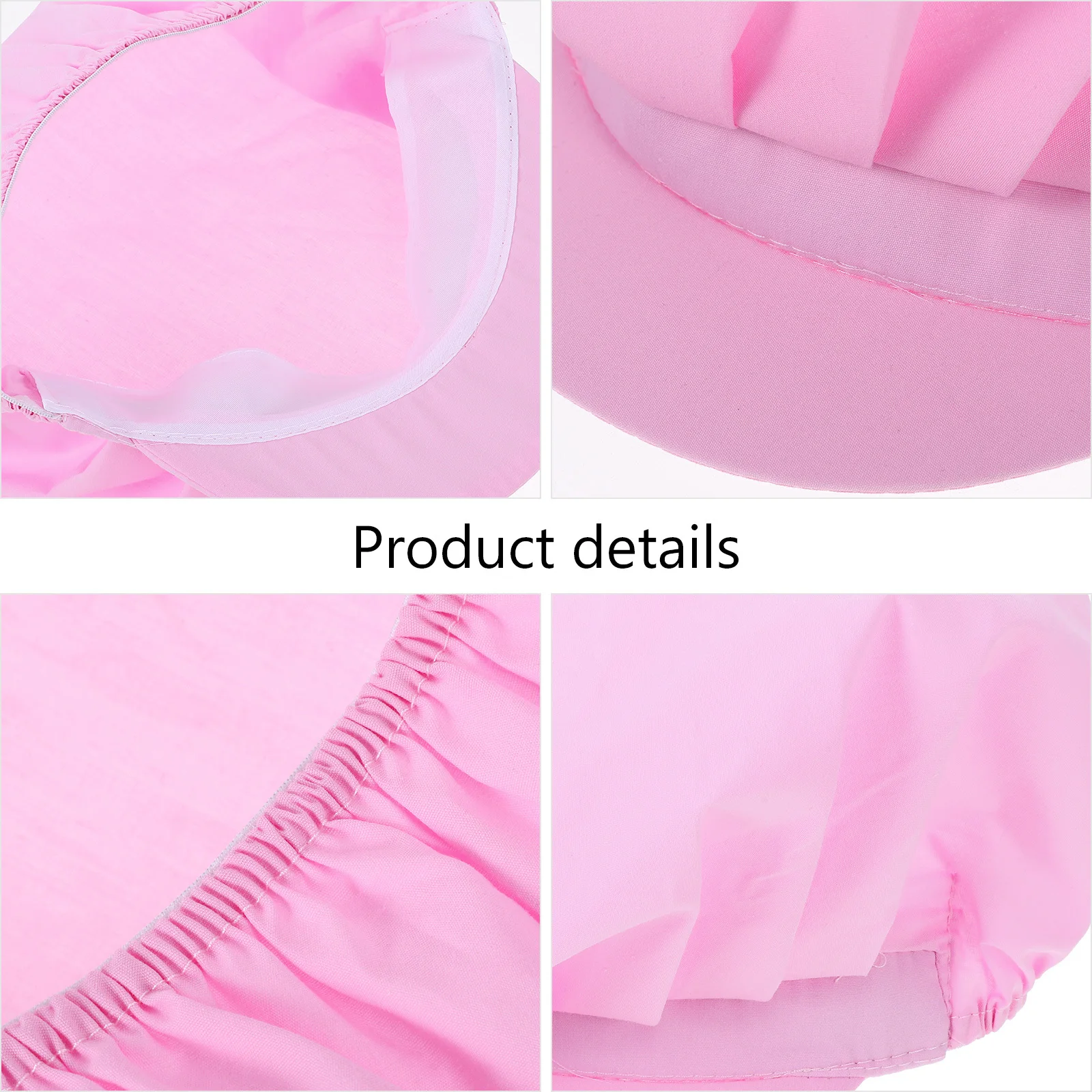 

Практичная защитная шапка шеф-повара, 1 шт., хлопковая шапка с грибным дизайном, кухонная рабочая шапка для пекарни, розовая для мужчин и женщин, кухонные принадлежности