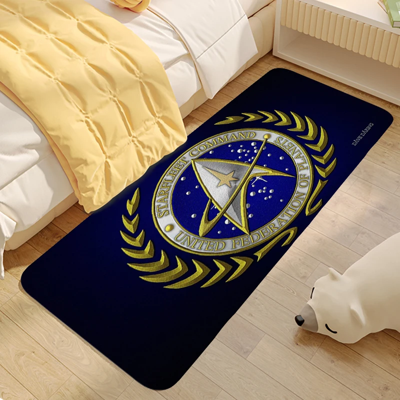 Rug for Bedroom Star T-Treks Floor Mats Front Door Room Decorating Items Funny Doormat Entrance Door Bathroom Living Room Carpet