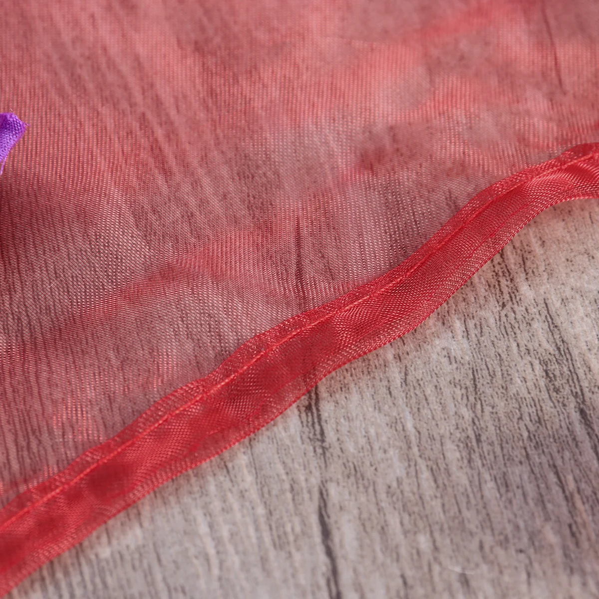 الأحمر 100X200Cm شير تول الستائر لغرفة النوم نافذة الشاشة شفافة الفوال الستار ديكور المنزل ضوء تصفية الخصوصية