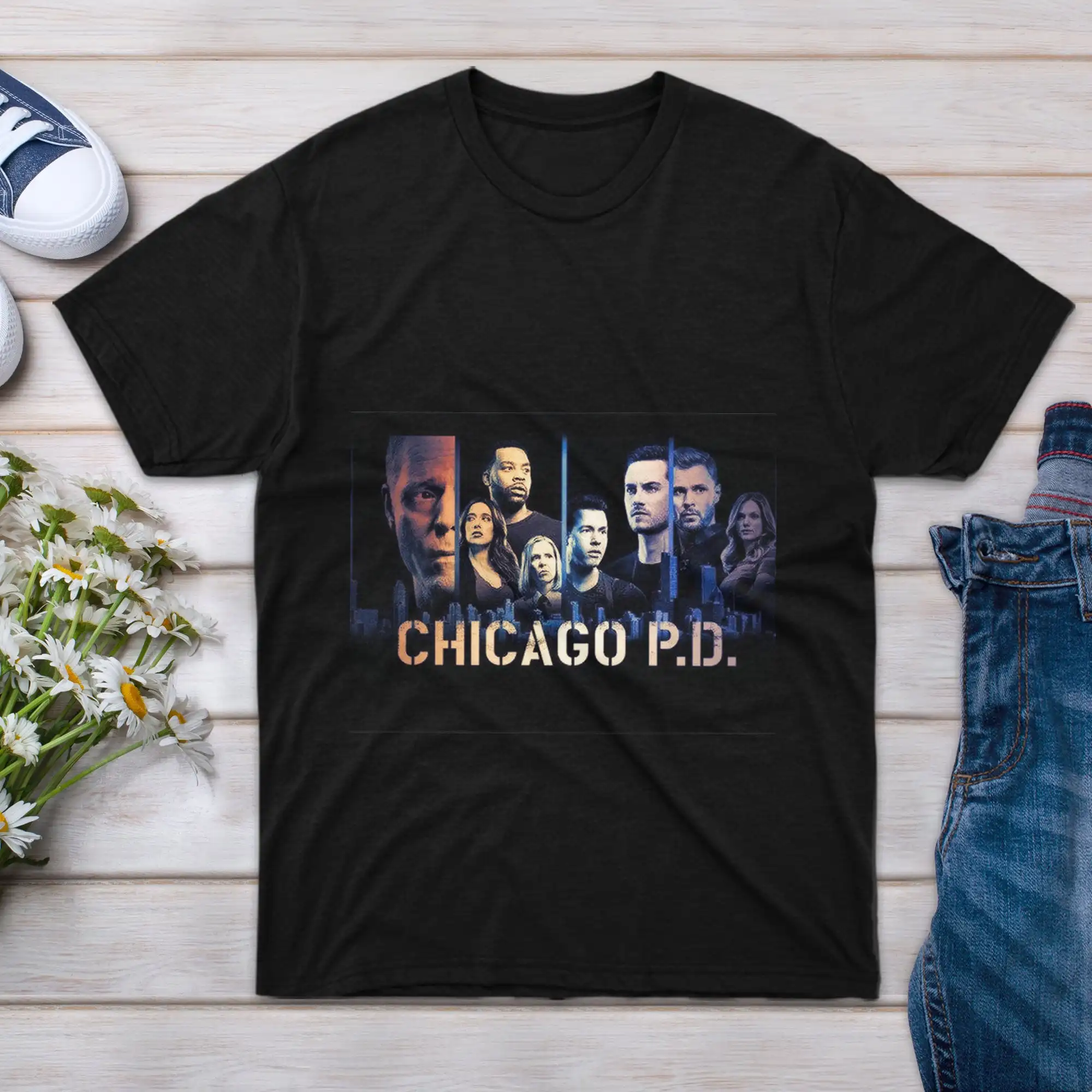 T Shirt Chicago Pd Event Girl Sleeve Novelty Friend Women Family For Men Short Big Boy