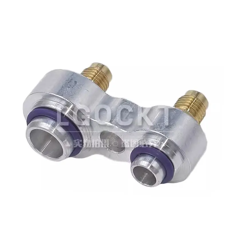 For German Car VW Passat B5 Audi A5 C6 Air Conditioning Evaporator Leak Test Plug Joint Expansion Valve Plugging Connector 1pc