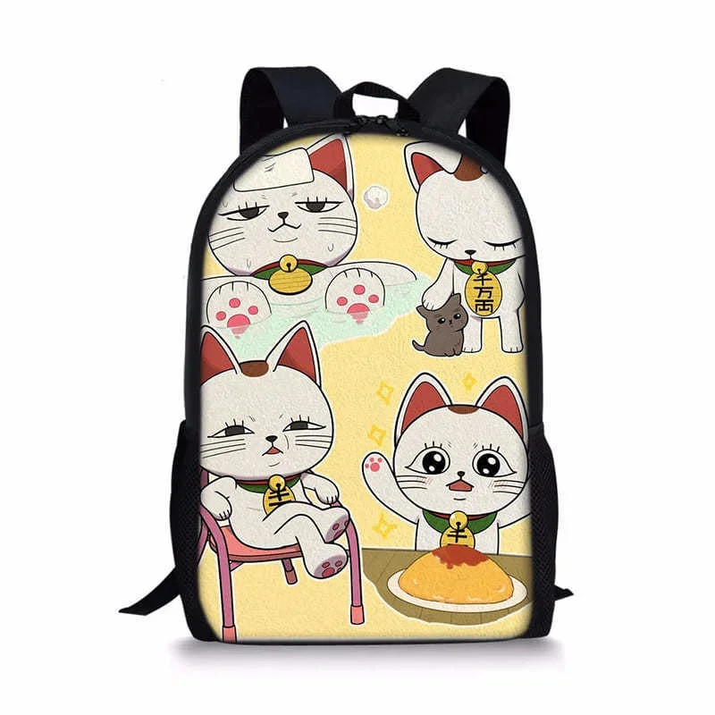 

Dandadan Backpack Cartoon Printed School Bag For Students Dandadan Cute Bag Bookbag Hight Quality Cat Backpack