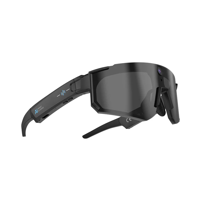 AliExpress NONE 2026 Sport Smart Glasses 4K Camera 800W Anti-shake Cycling Video Recording AI Translation Outdoor Sunglasses Motorcycle Goggles