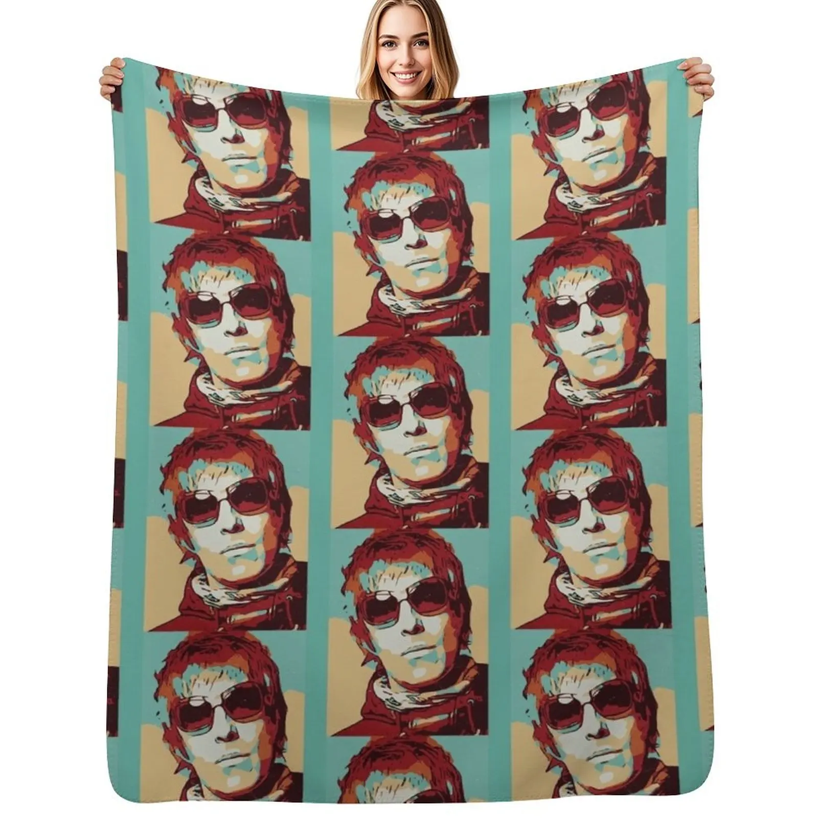

Liam Gallagher Throw Blanket Spring Fall Cozy Throw Blanket for Couch