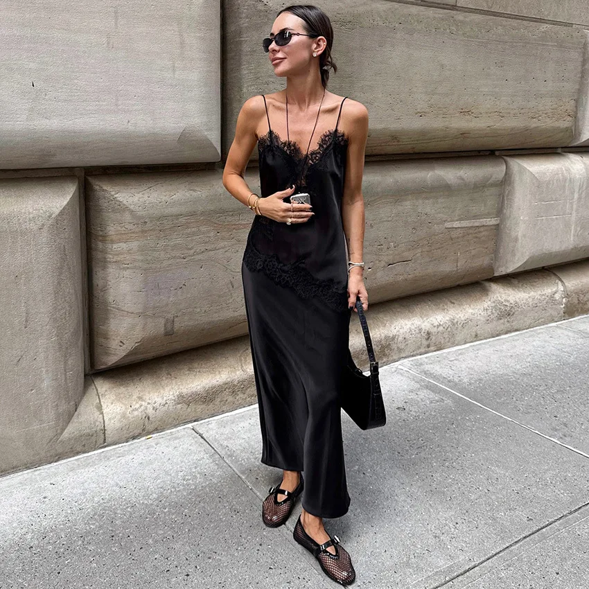 

Модный повседневный костюм: кружевной жилет на бретелях, женские прямые брюки, универсальный, для работы и повседневной носки.