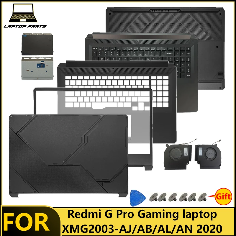 New For Redmi G Pro Gaming laptop XMG2003-AJ/AB/AL/AN 2020 LCD Back Cover Bezel/Palmrest/backlit keyboard/Bottom/touchpad/Fan