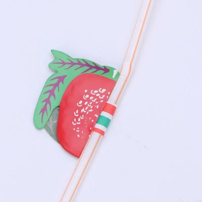 97QD 50 pcs Buah Payung Koktail Minum Pesta Jerami BBQ Hawaiian Tema Dekorasi