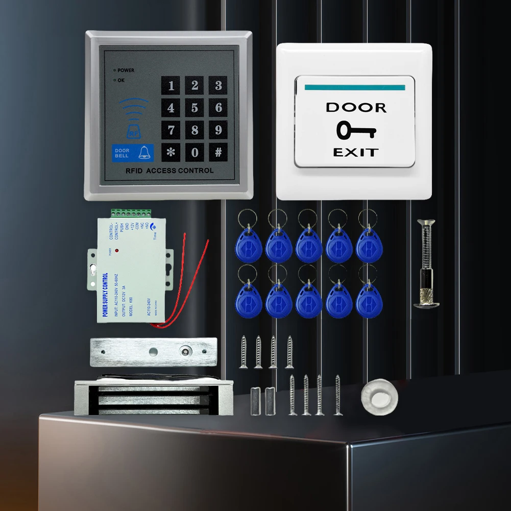 access-control-kits-multifunctional-electric-door-lock-security-management-access-control-system-kit-equipment-for-computer-room