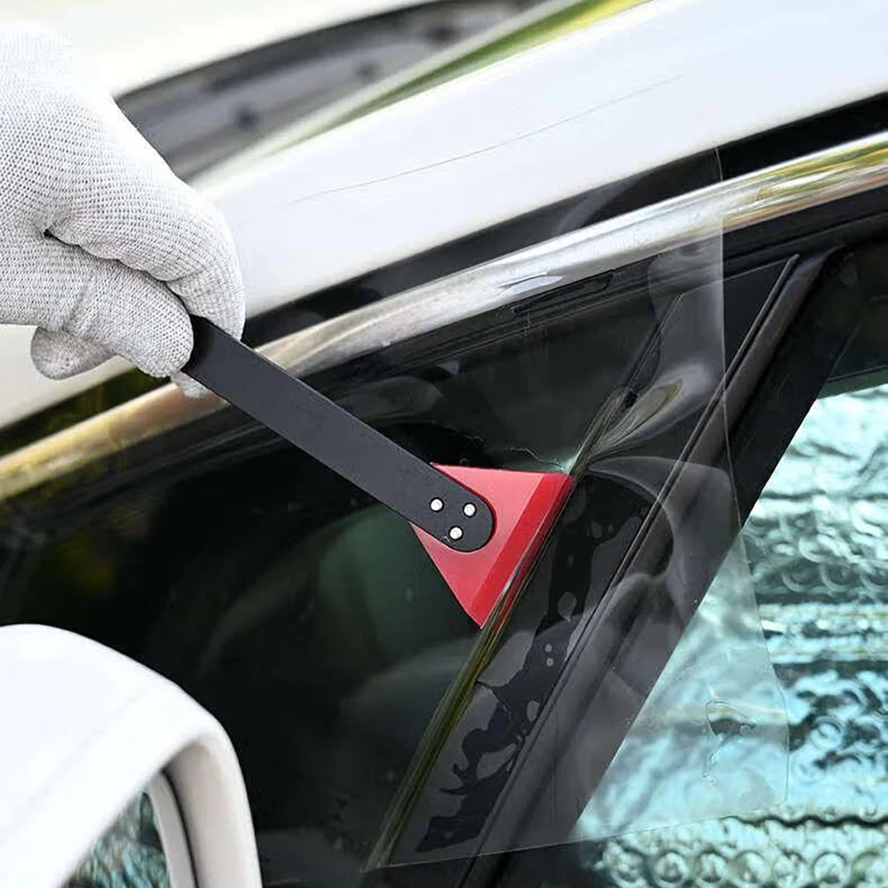 TOFAR 2-in-1-Rakel mit kleiner weicher Gummiklinge, PPF-Werkzeuge, Auto-Fenster-Reinigungswerkzeug, Eck-Windschutzscheibe, Glas, Wasserentferner, Schaber – Detail 6