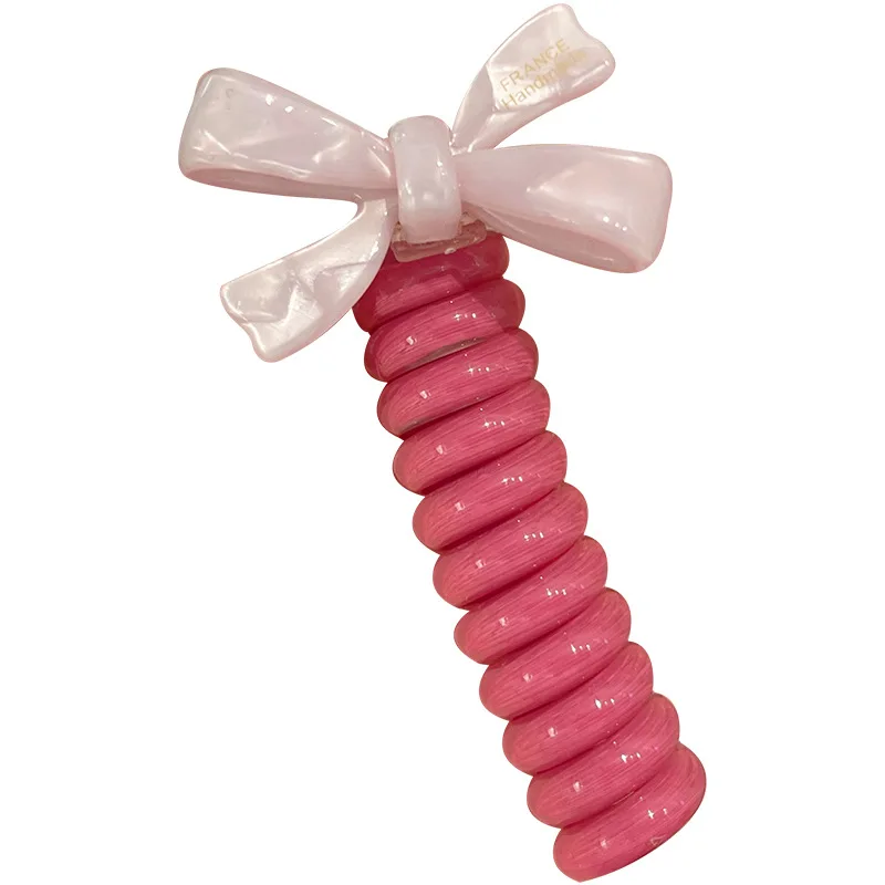 Adult Rope Telephone Cable Ring Rabbit Cute Hair Ring Large Frosted Adult Hair Tie Head Ring Children's Telephone Hephone Cable