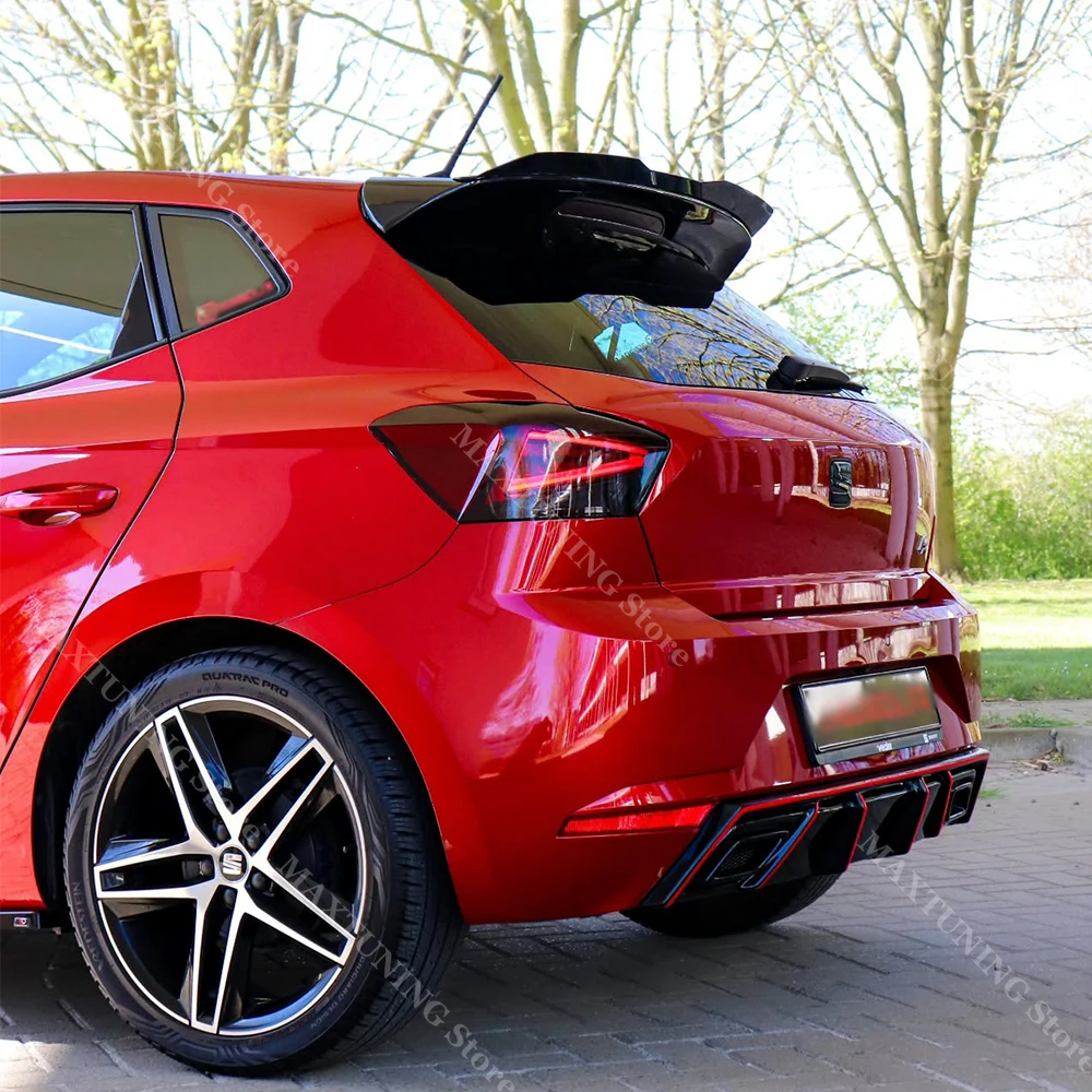 

Накладка-спойлер Maxton Style на крышу для Seat Ibiza MK5 6F хэтчбек 2017-2025 с глянцевым черным спойлером Cupra, комплект обвеса