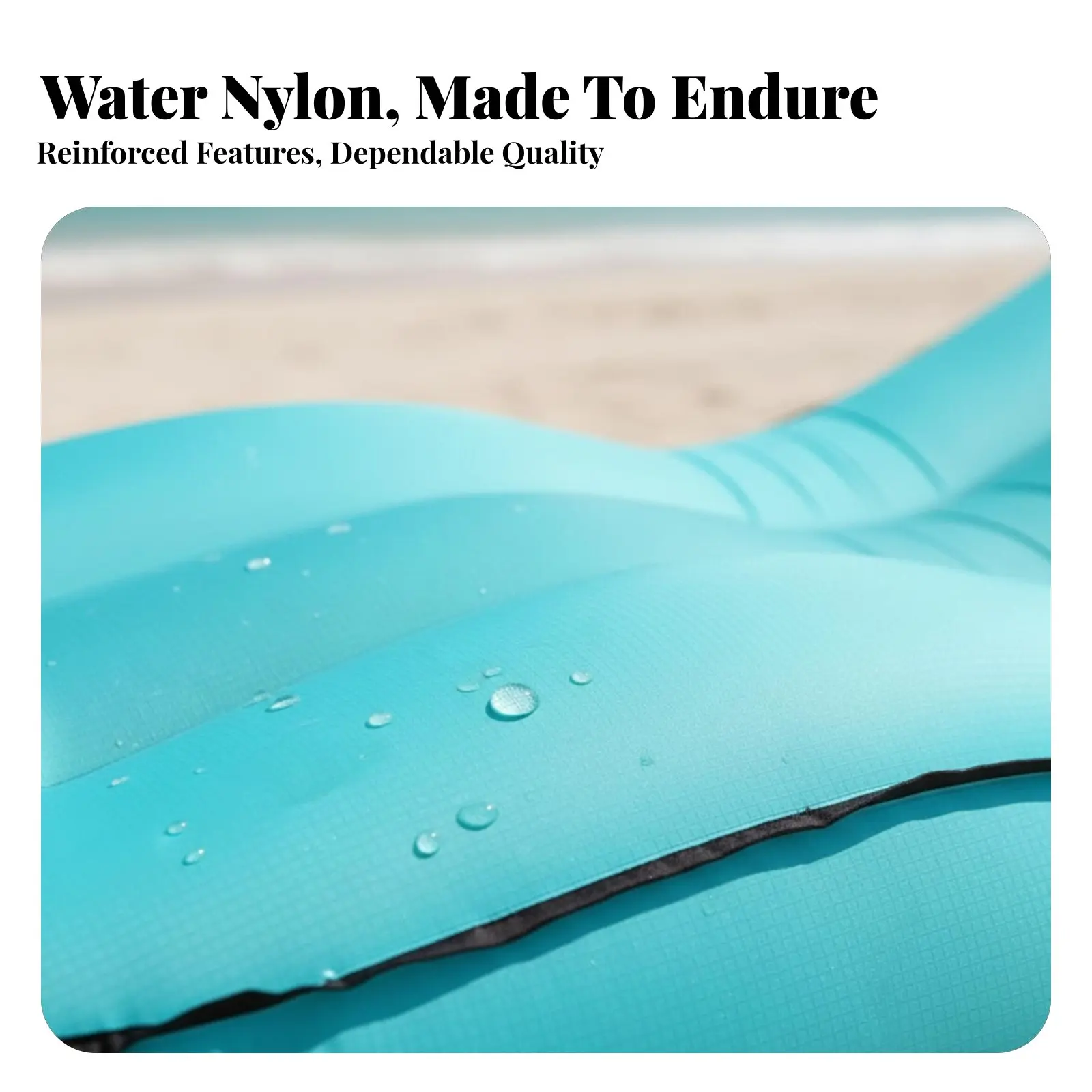

Inflatable Air Sofa, Foldable Portable Couch, Hand-Pump Inflatable Bed, Water-Resistant Nylon, Outdoor Dining, Camping, Random