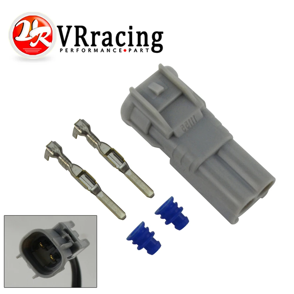 Gray 2 pin  2-Way waterproof auto connector(2.2)male,efi plug,including terminals and seal waterproof plug 90980-11155