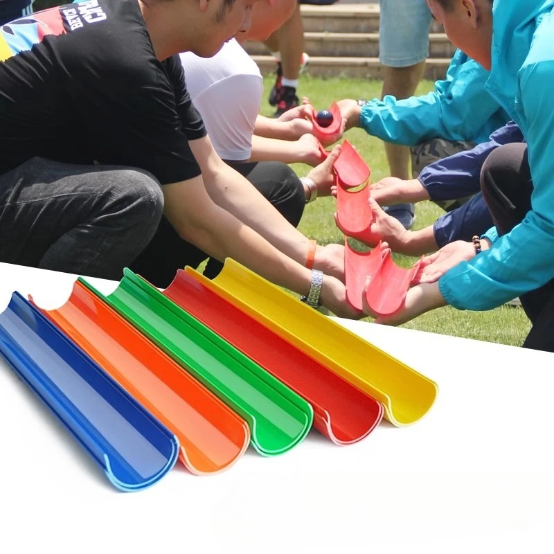 

Outdoor U-Channel Passing Fun Team Collaboration Game Children Primary School Sports Game Children School Activity Training Toys