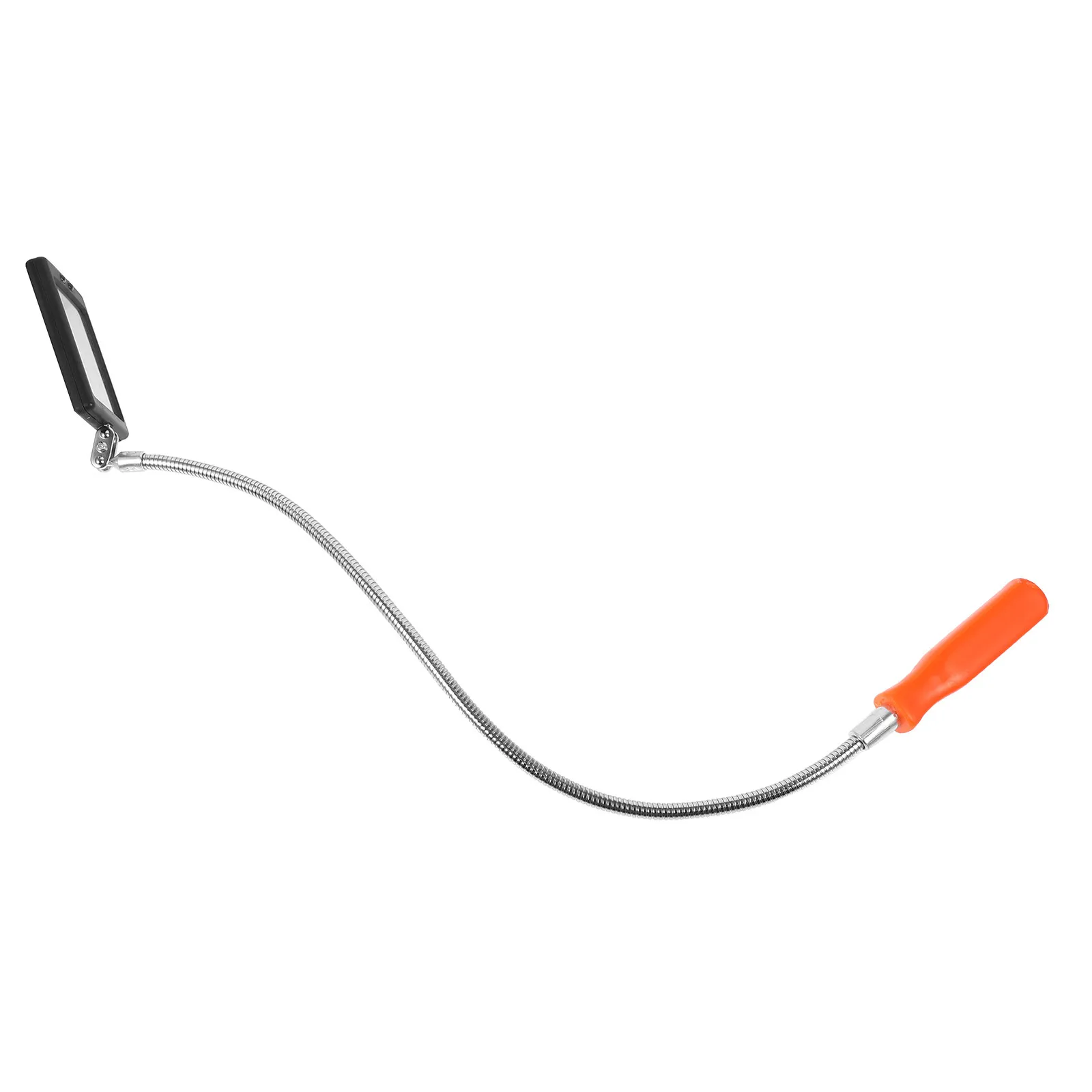 Large 85Mm Flexible Inspection Mirror Telescoping Stick Adjustable Auto Mechanic Tool For Vehicle Wall Use, Extendable