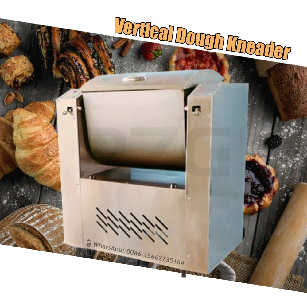 Commercial Flour Dough Kneader For Bakery 25kg Electric Spiral Dough Mixer Vertical Conical Screw Mixer Nauta Mixer
