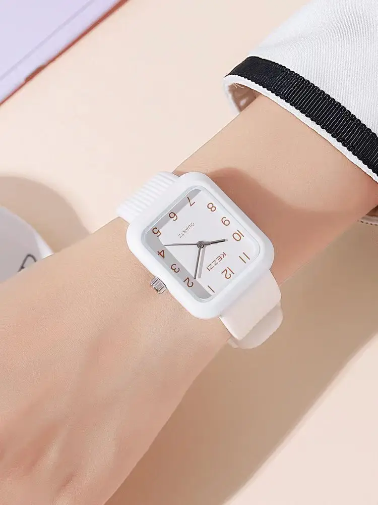 Watch for women, Ins style, high aesthetic value, niche design for middle and high school students, simple and fashionable squar