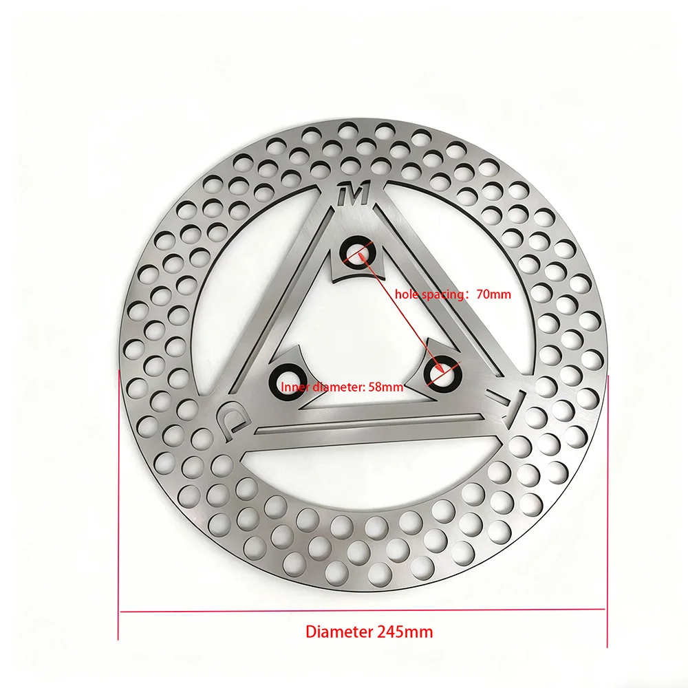 

220 мм мотоциклетный ротор, тормозной диск, универсальный ротор, 3 отверстия, переднее и заднее колесо для Yamaha Honda Suzuki Surron