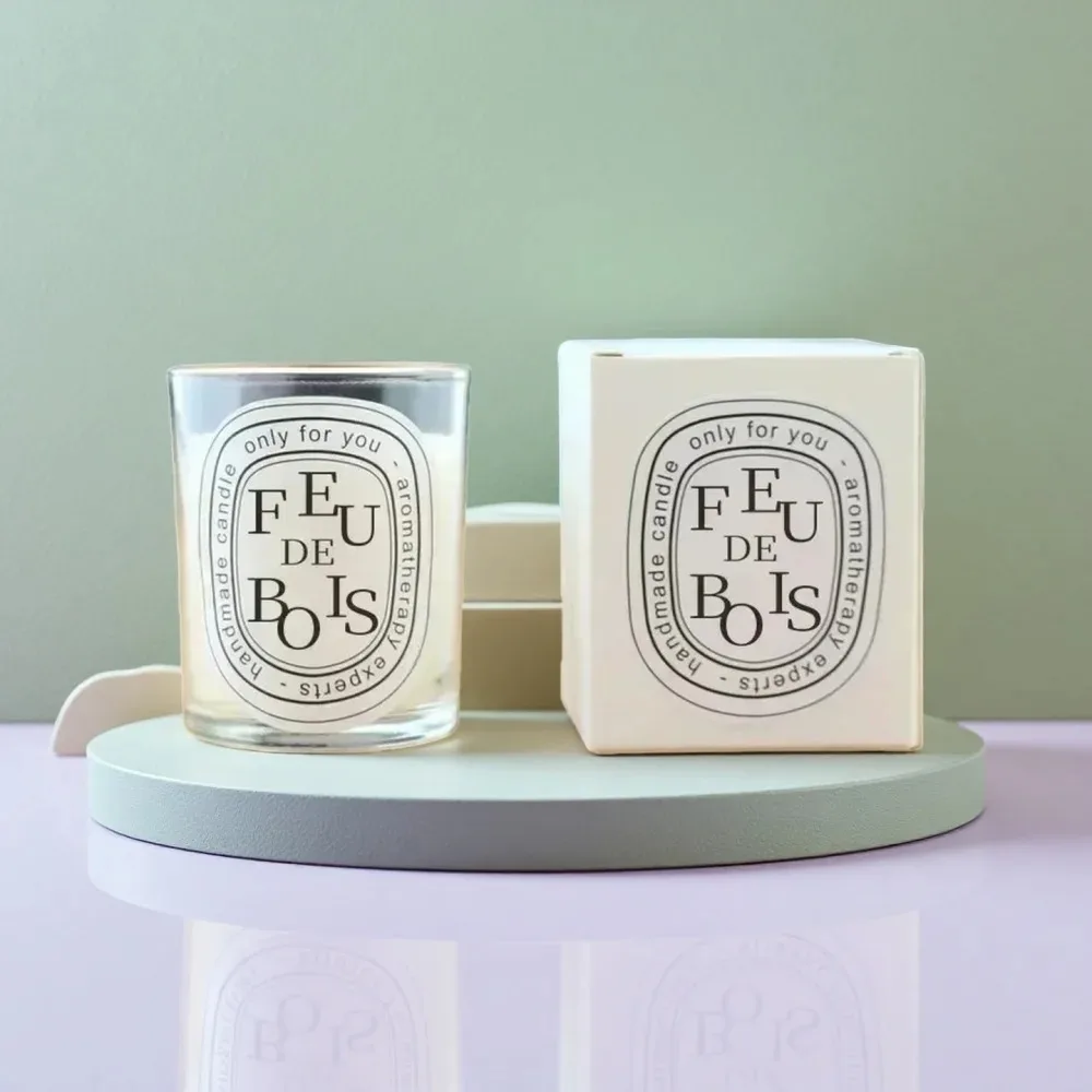 2026 Fragrance Scented Candle Romantic Gift Transparent Jar Aromatic Candles Light for Wedding Guest