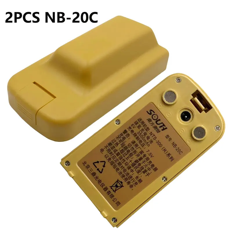 

2 шт. NB-20C аккумулятор для южного тахеометра NTS-352 NTS-355 NTS352R NTS300 (R) серии геодезический аккумулятор 7,5 В 3500 мАч