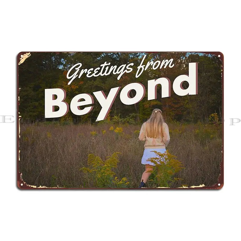 Frail Grounds Postcard Field Metal Signs Plaques Printed Living Room Club Bar Wall Cave Tin Sign Poster