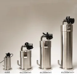 Stainless Steel Aquarium Canister Filters Mini Table Top Fish Tank External Filter Barrl with Water Pump ADA Style