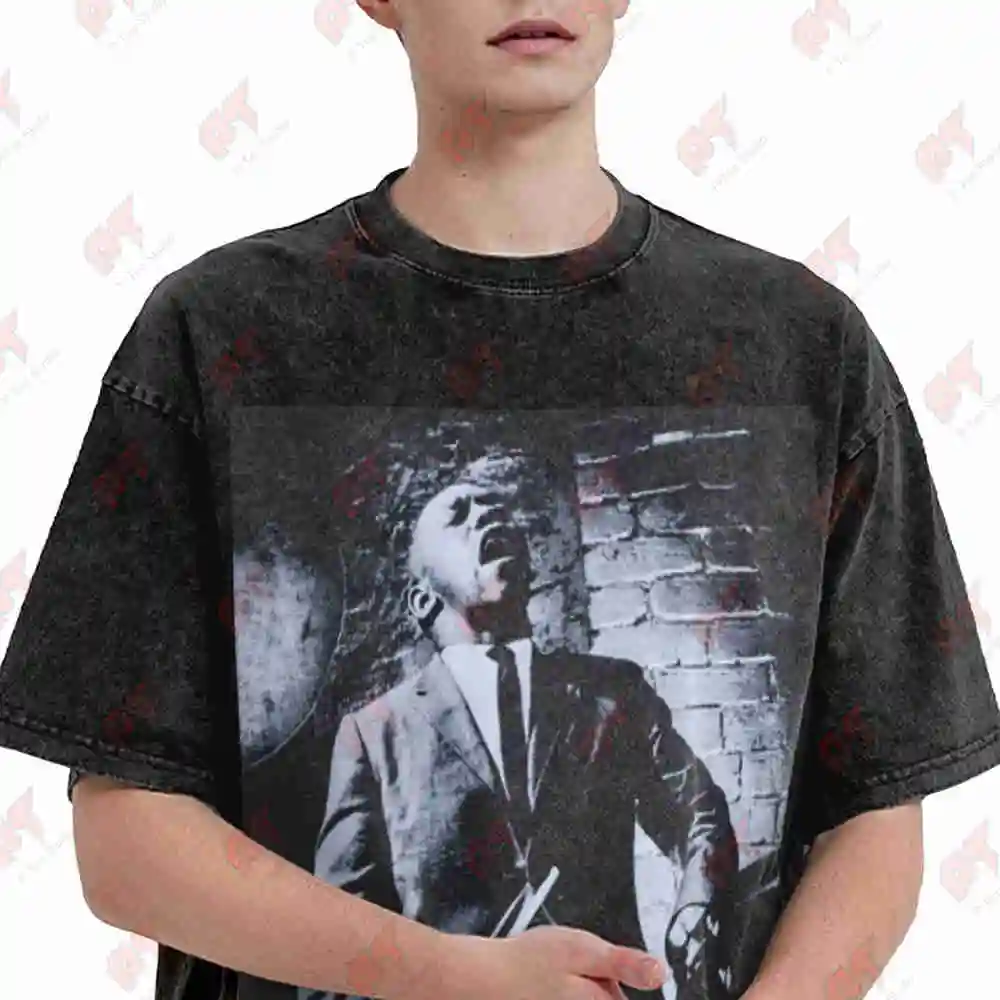 Art Blakey Jazz Vintage Washed Tee Pure Cotton T-Shirt