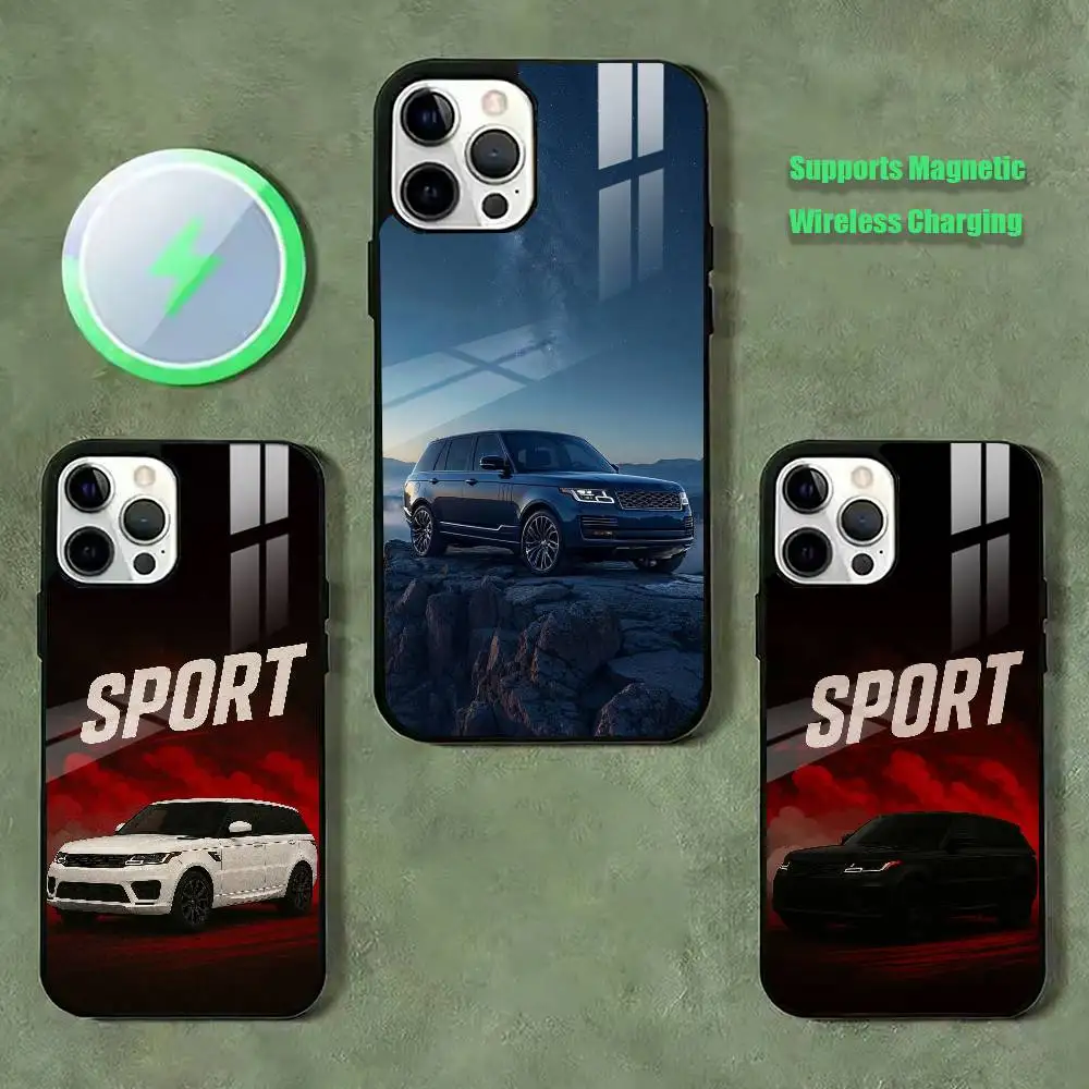 

L494 Sport Car Phone Case For iPhone17,16,15,14,13,12,11 Plus,Pro Supports Magnetic Wireless Charging