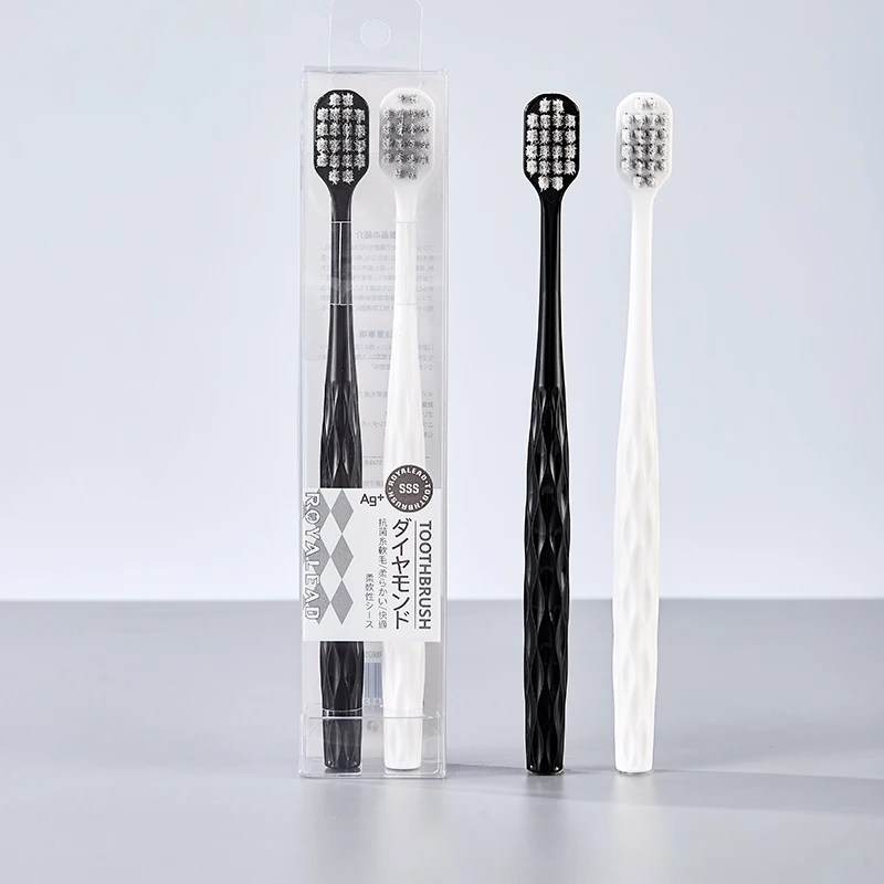 

Diamond Transparent Crystal Adult Soft Hair Toothbrush Couple Family Suit Wide Head Tooth Brush Oral Teeth Care Dental Tools