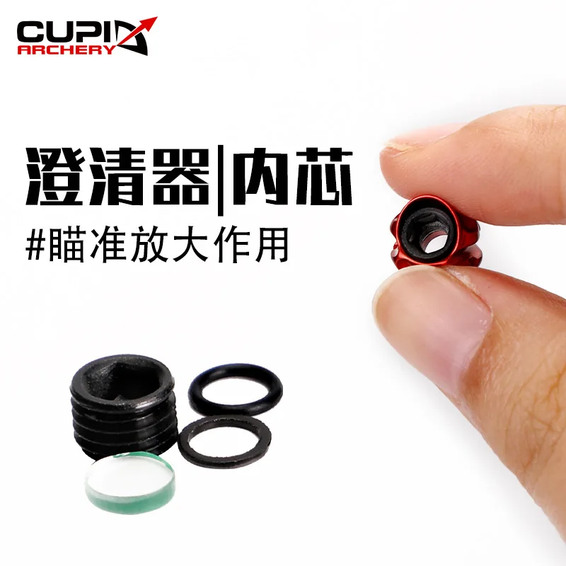 Special Clarifier for Compound Bow Sight Glass Enlarge 1/8 Inner Core Universal Screw Thread for Archery Hunting