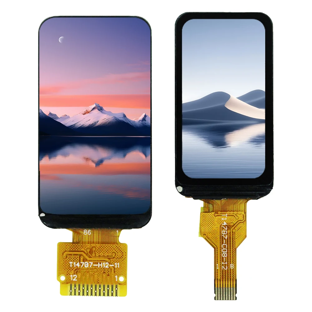 1.47 Inch TFT LCD Display Module 172*320 Resolution 4-wire SPI Interface ST7789 Color Screen Modules 8Pin 12Pin 2.8V-3.3V