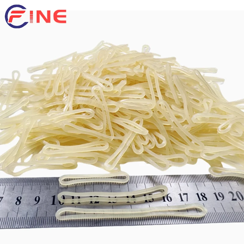 Anillos de látex elásticos de alta calidad, bandas de goma antienvejecimiento de alta temperatura para oficina, hogar, escuela, 40/60/75mm