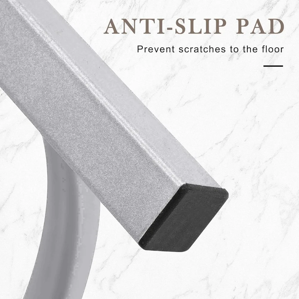 طاولة قهوة مستديرة من الحجر الملبد - طاولة قهوة مركزية دائرية LifeSky مقاس 32 بوصة بإطار معدني - طاولات قهوة دائرية حديثة #6