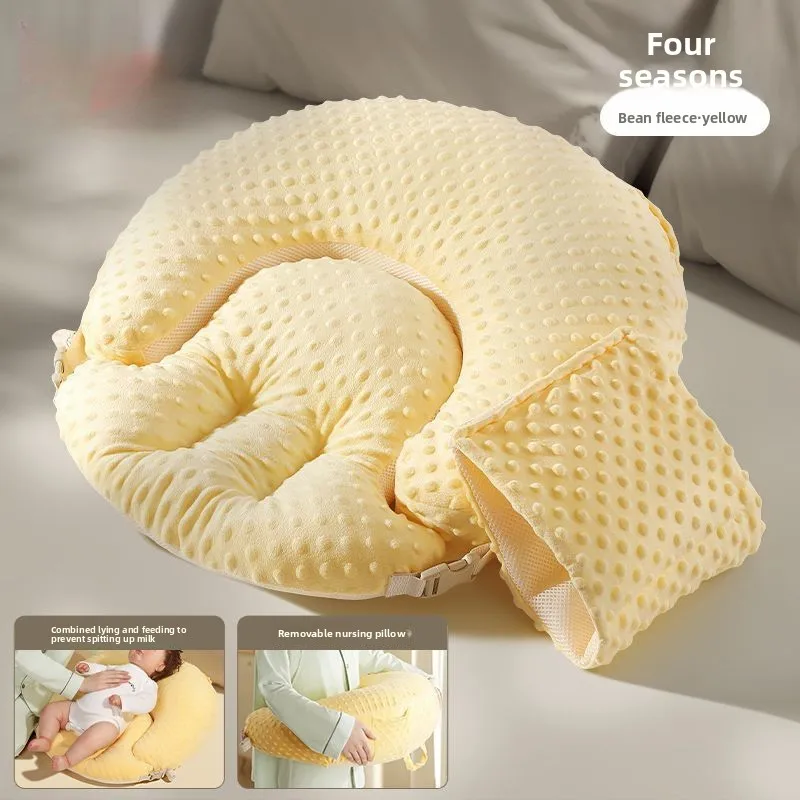 

Подушка для кормления грудью и поддержка после родов. Двусторонняя подушка для кормления ребенка с облегчением рук. Мягкий дизайн с запахом.