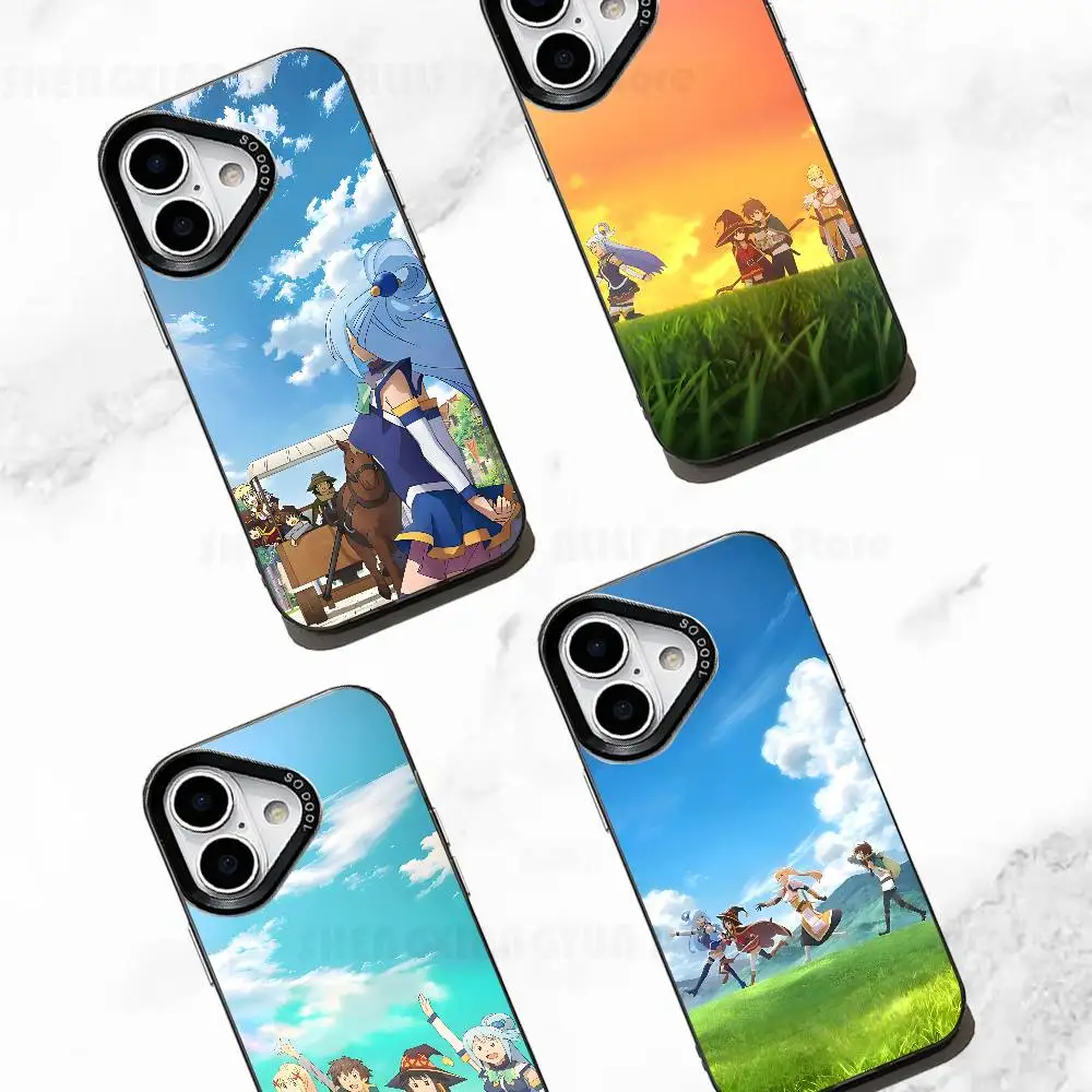 

Cartoon K-KonoSuba Phone Case For IPhone 17 16e 16 15 14 13 12 Pro Max X XR XS MAX Back Cover