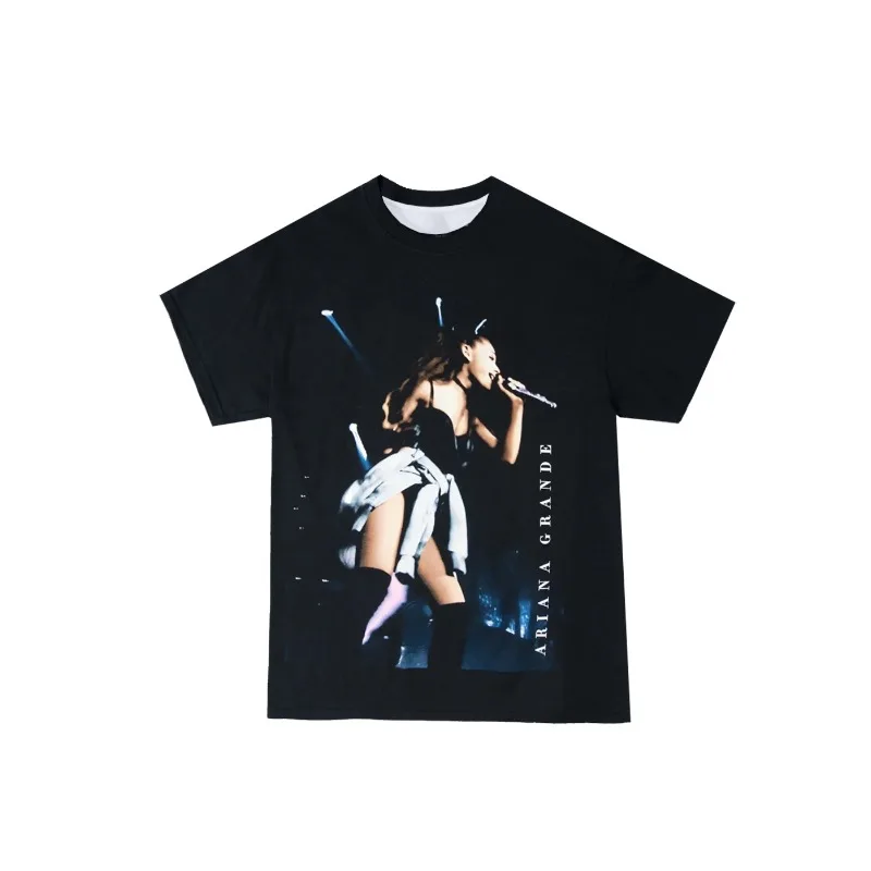 

Ariana Grande Positions Women's 3D Printed O-neck Gothic Streetwear Harajuku 2025 New Unisex Quick Drying T-shirt