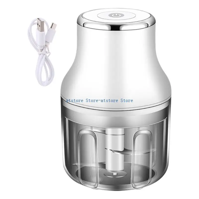 

H37D Efficient Mini Processor Garlic Chopper Small Wireless Vegetable Crusher