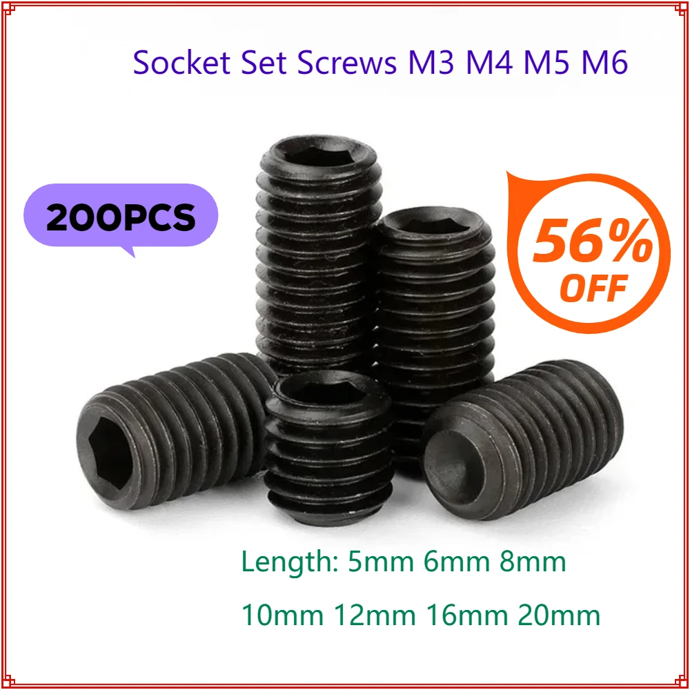 200Set Screw M3 M4 …