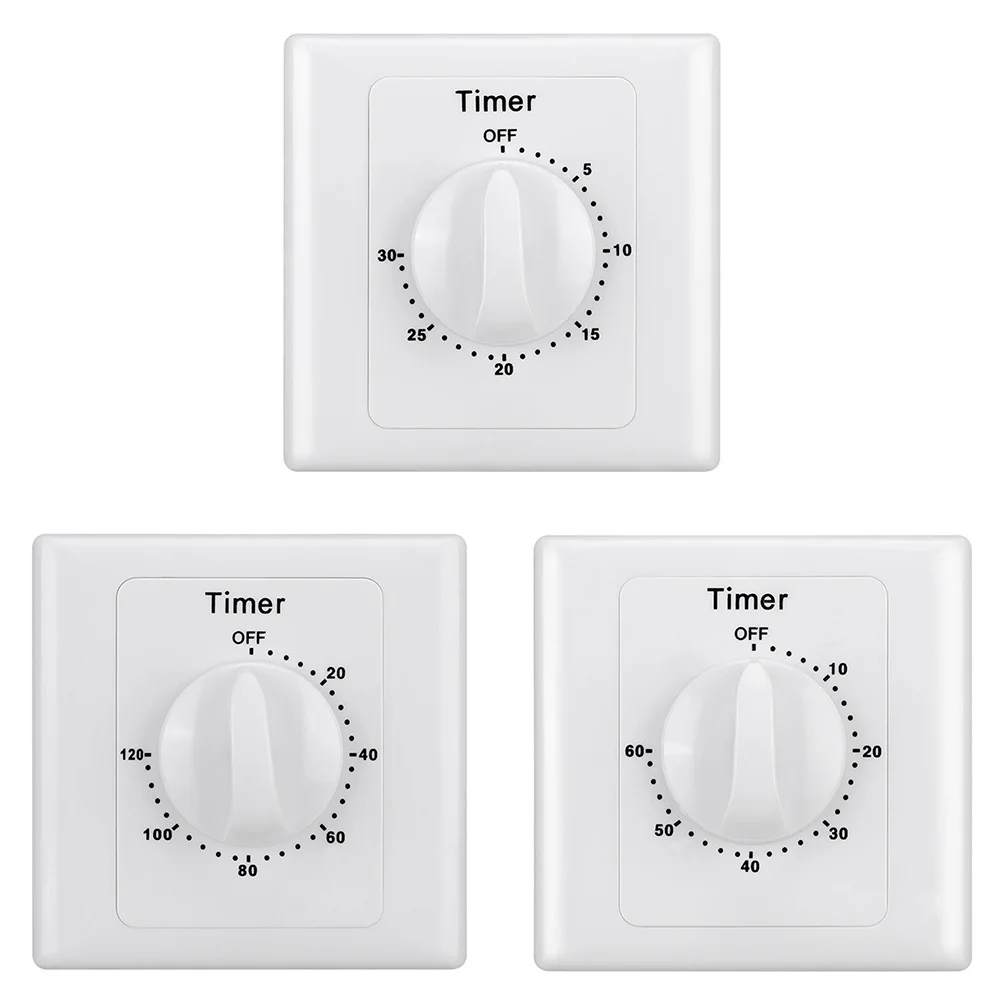 Timer Control Socket with LED Indicator Light Efficient Management of Household Appliances Like Fans and Water Pumps