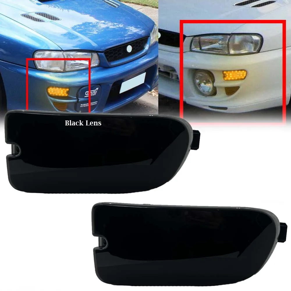 

Car Front LED Turn Signal Indicator Lights Fit for Subaru Impreza RS Coupe 1999 2000 2001 Sedan Fender Side Marker Blinker Light