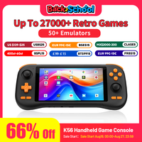 K56 Handheld Game Console 5.5'' IPS Touch Screen With 50+  Emulators Up To 27000+ Retro Games For DC/MAME/SS/Arcade/3DS/PSX/PSP